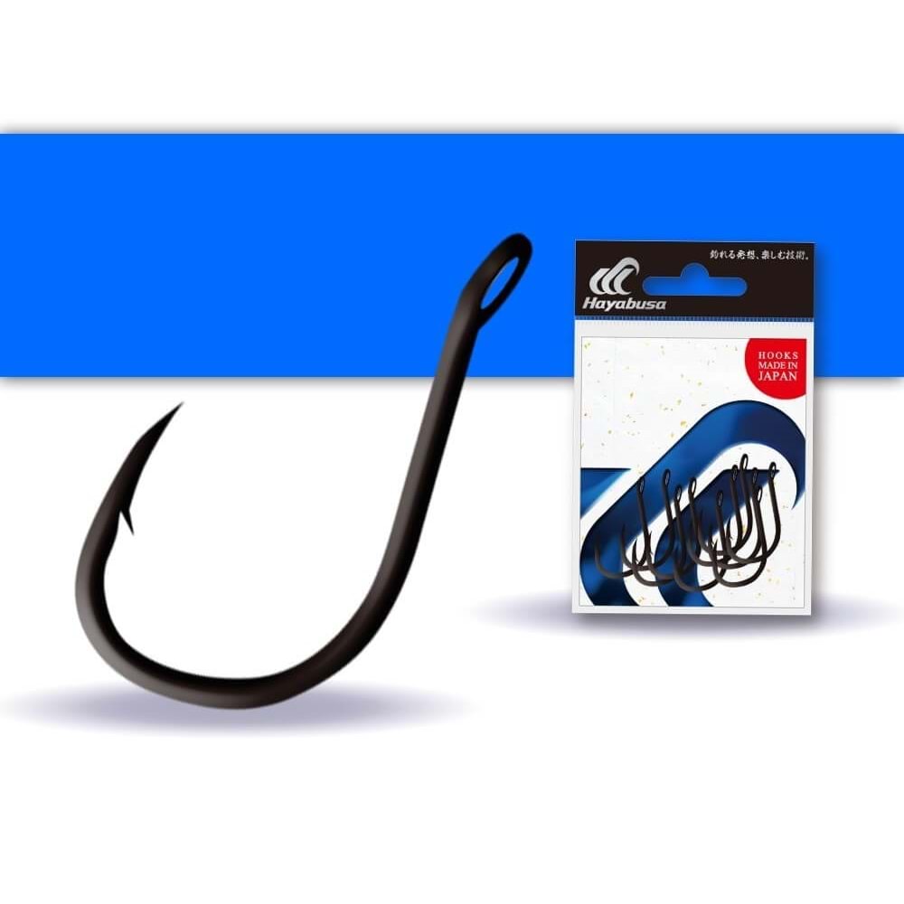 Hayabusa HCHN 018 Delikli Papağan Olta İğnesi Black Nikel
