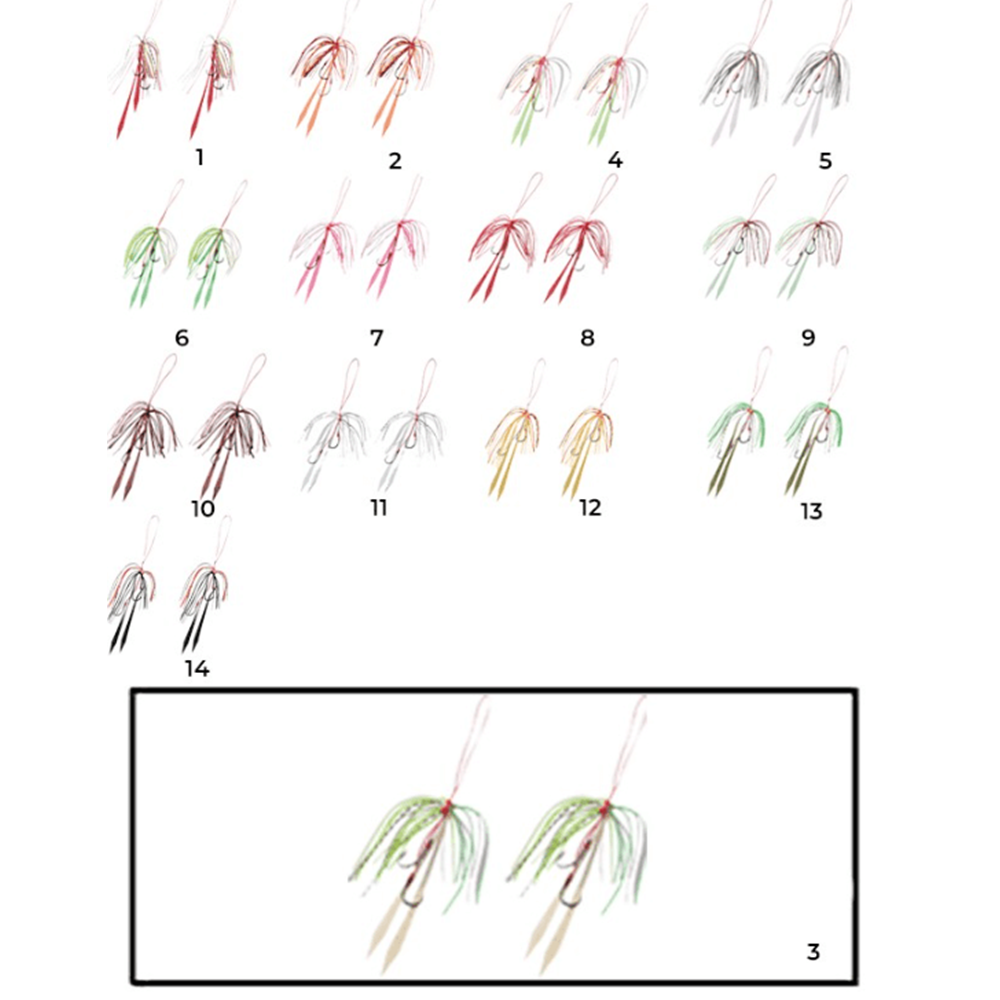 Hayabusa SE 125 Tai Rubber Free Slide Yedek Etekli Assist İğne Set