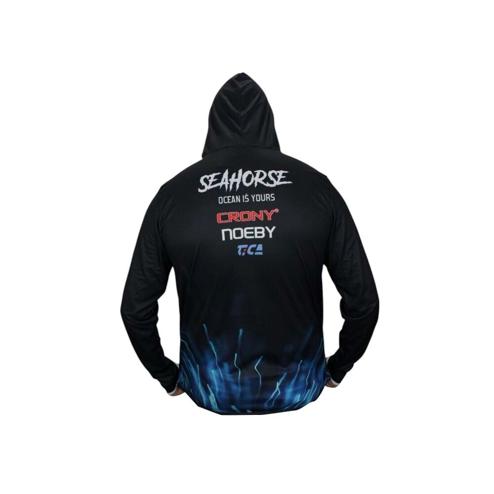 Sea Horse Special Angler Uv T-Shirt Blue Bolt - M