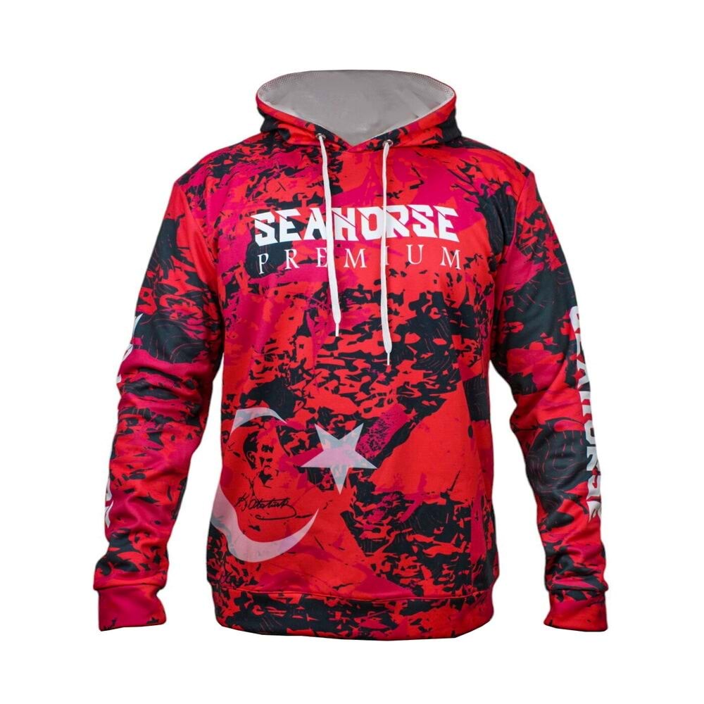 Sea Horse Turkish Angler Hoodie - 2XL