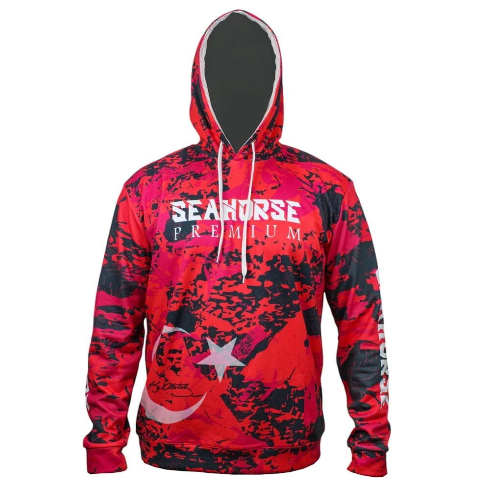 Sea Horse Turkish Angler Hoodie - L