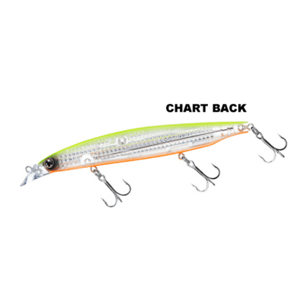 Daiwa Shoreline Shiner-Z Vertice R Laser Impact 125F Maket Yem - CHART BACK