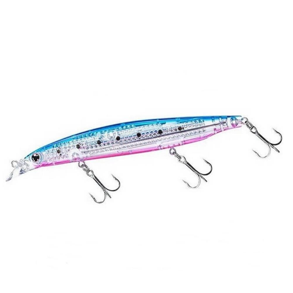 Daiwa Shoreline Shiner-Z Vertice R Laser Impact 125F Maket Yem - BLUE PINK IWASHI