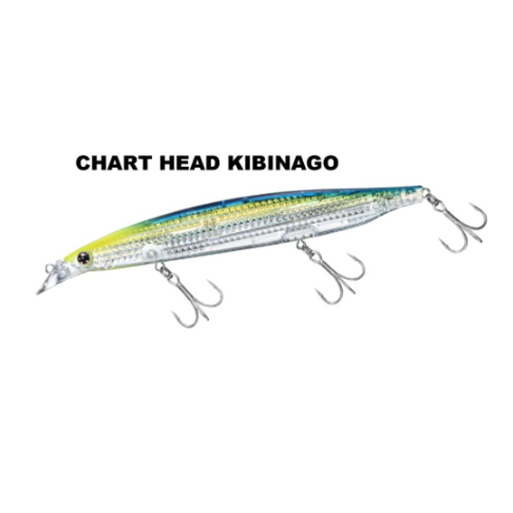 Daiwa Shoreline Shiner-Z Vertice R Laser Impact 140F Maket Yem - CHART HEAD KIBINAGO