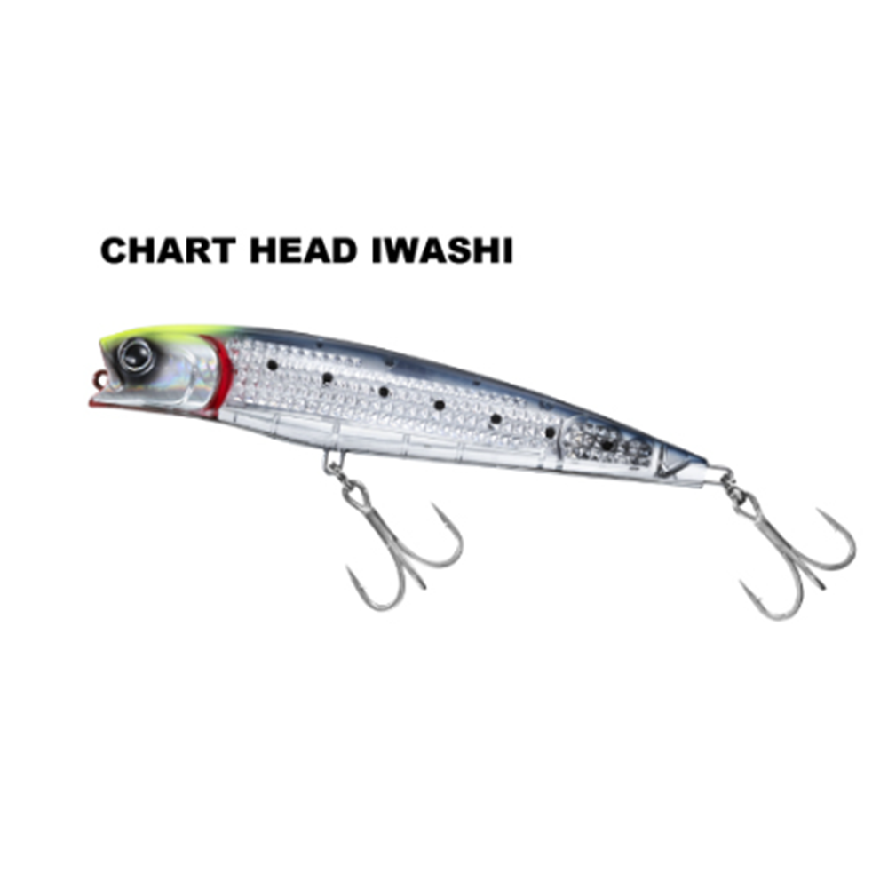 Daiwa Morethan Salt Pencil Laser Impact 95F Maket Yem - CHART HEAD IWASHI