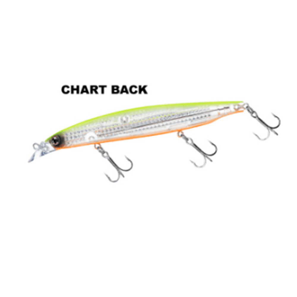 Daiwa Shoreline Shiner-Z Vertice R Laser Impact 98F Maket Yem - CHART BACK