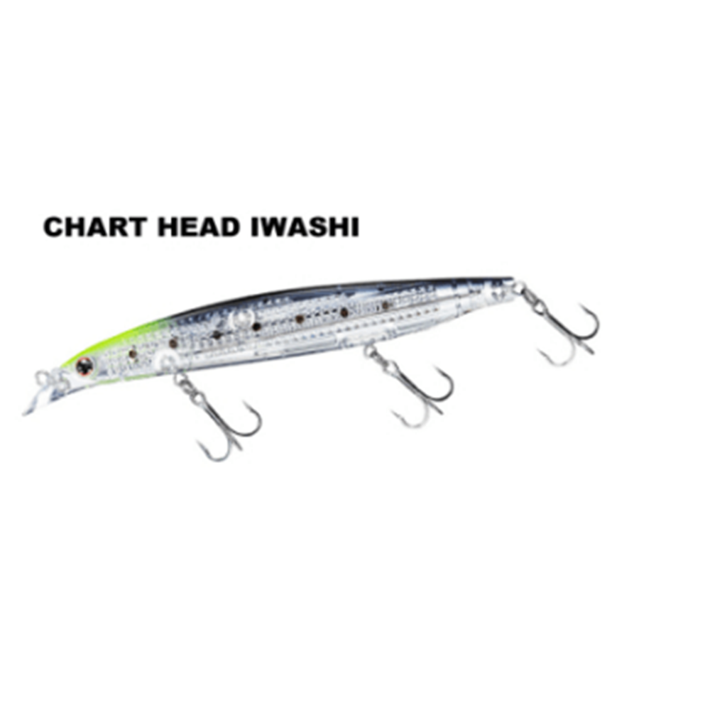 Daiwa Shoreline Shiner-Z Vertice R Laser Impact 98F Maket Yem - CHART HEAD IWASHI