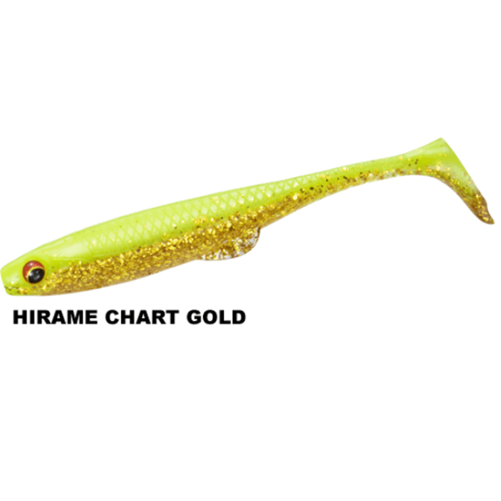 Daiwa FJ Duckfin Shad 3.5 9cm Silikon Yem - HIRAME CHART GOLD