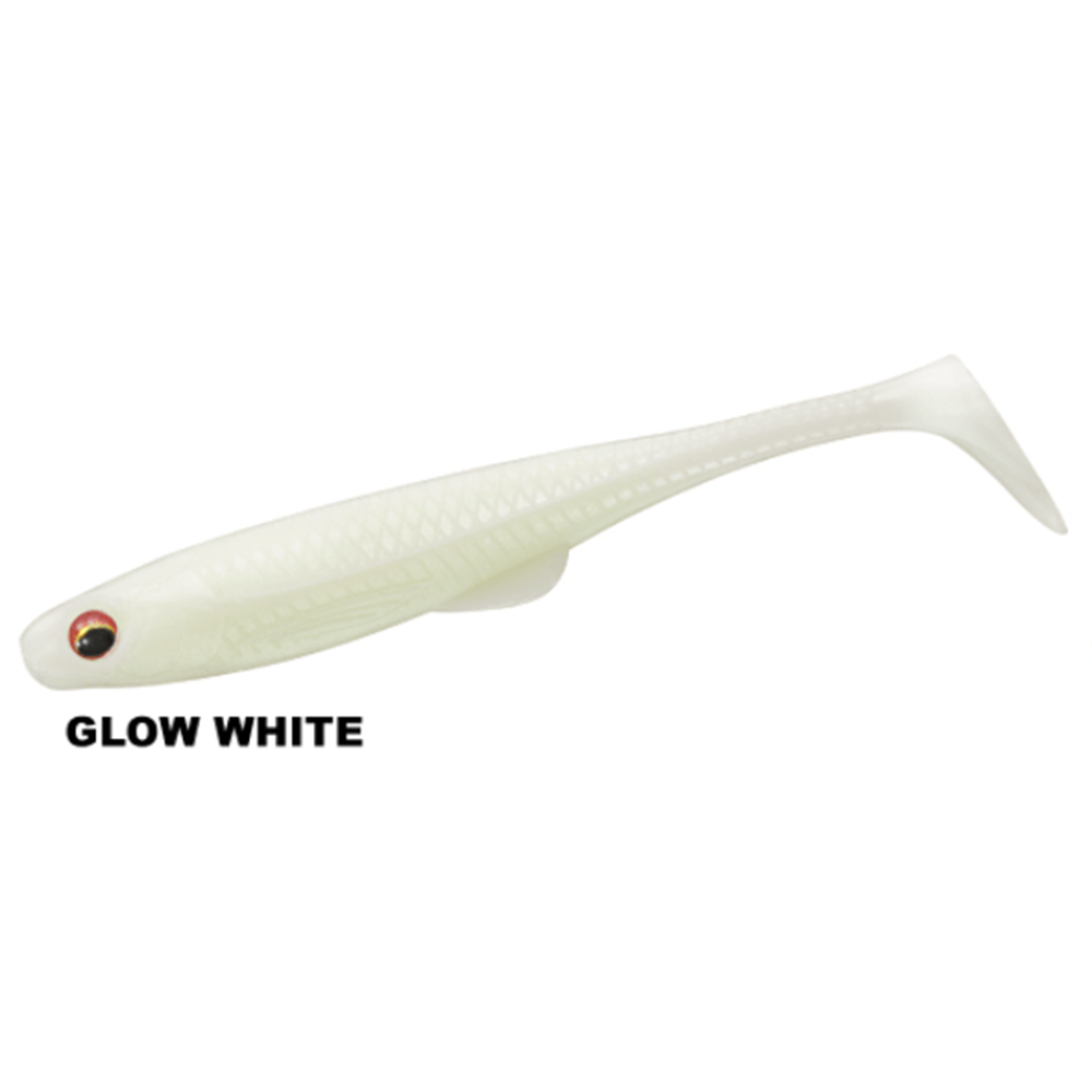Daiwa FJ Duckfin Shad 3.5 9cm Silikon Yem - GLOW WHITE