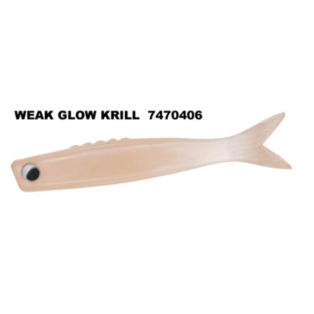Daiwa Gekkabijin Chibi Roll 1.7 Silikon Yem 8 AD - WEAK GLOW KRILL