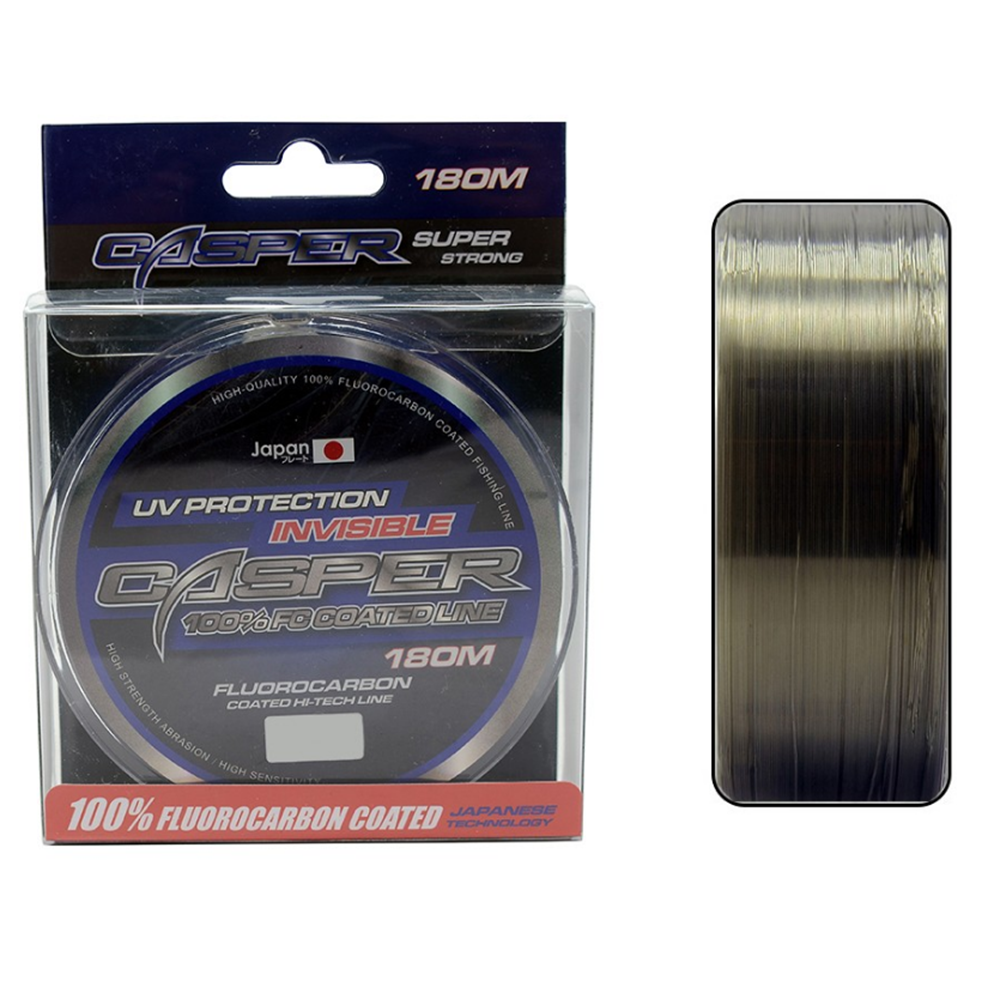 Captain Casper İnvisible %100 FC COATED Misina 180mt - 0.20MM