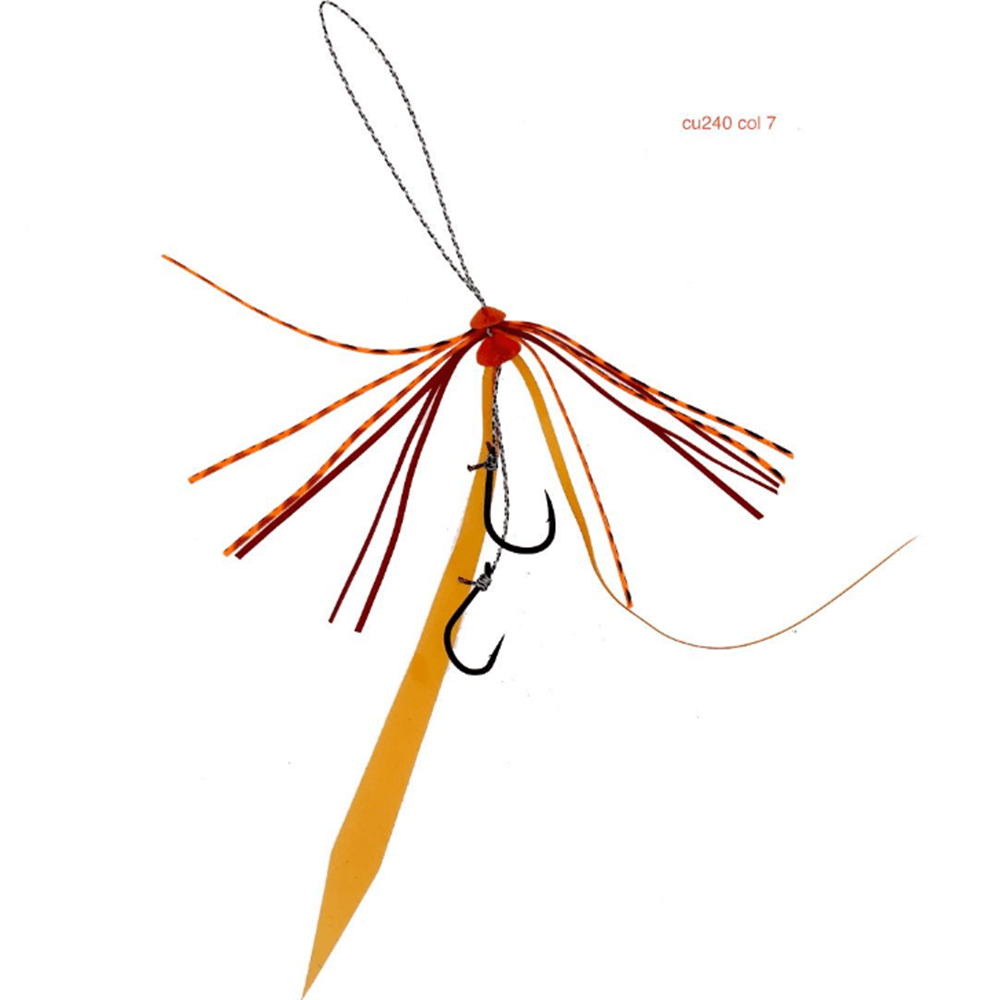 Cultiva 13217 50LB Skirt Hook Change Stopper - 07 CLEAR ORANGE