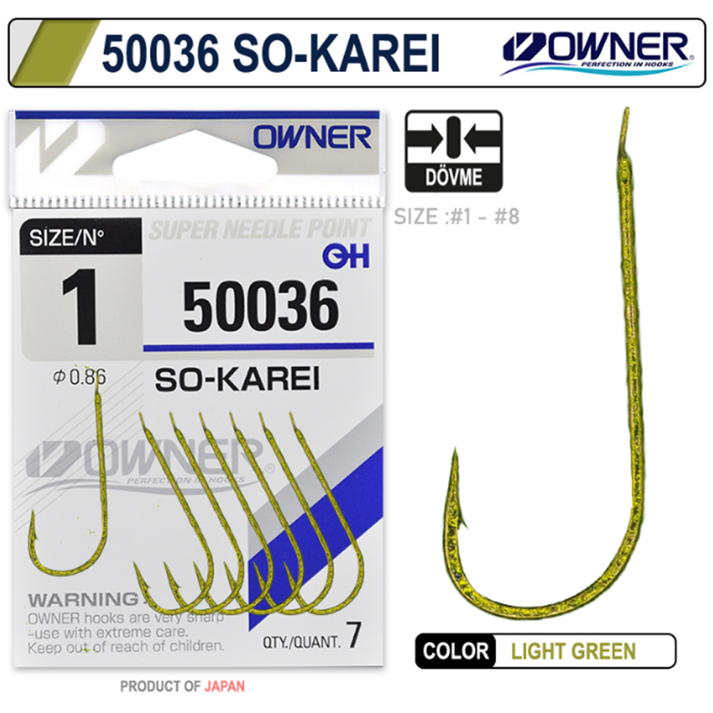Owner 50036 So- Karei Light Green İğne - 2