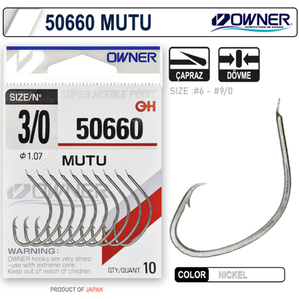Owner 50660 Mutu White İğne - 5/0