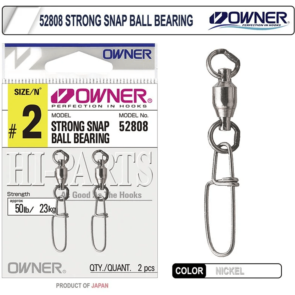 Owner 52808 Strong Snap Ball Bearing Rapala Klipsi