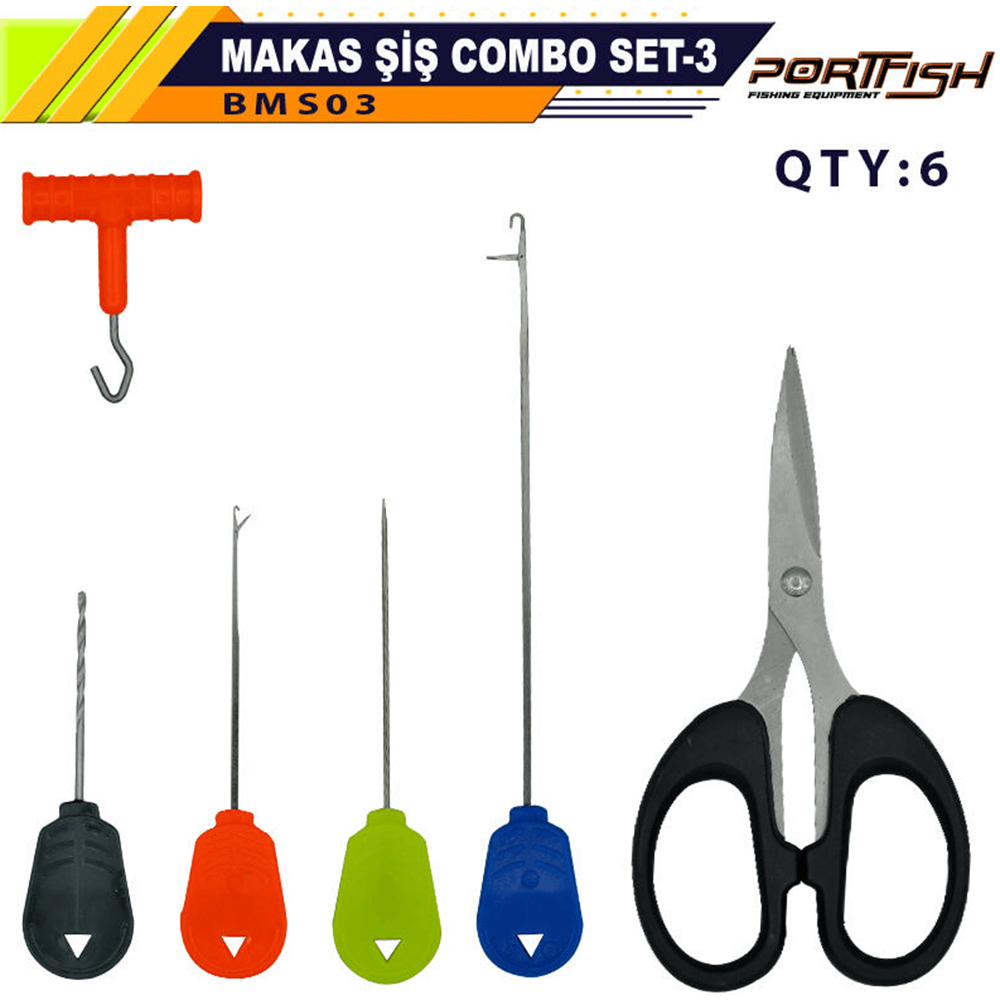 Portfish Makas Şiş Combo Set-3