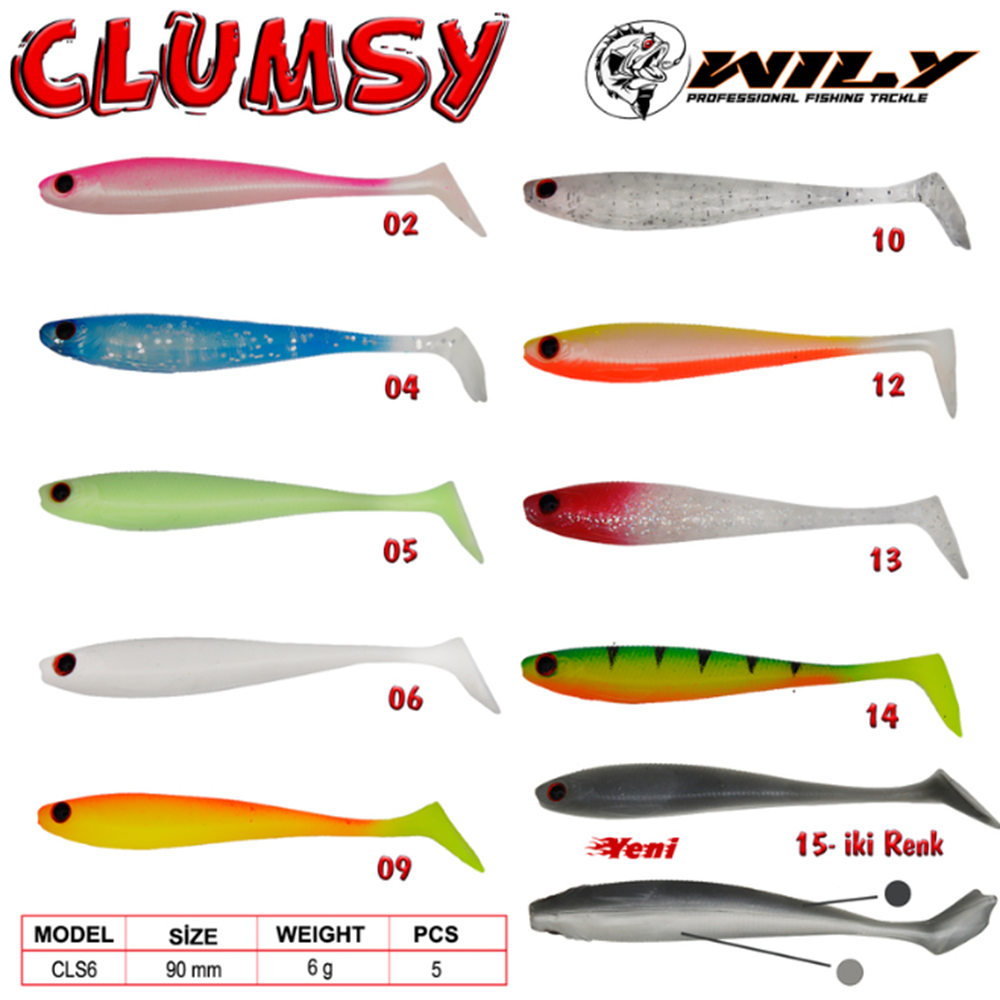 Wily Clumsy Silikon Yem 9 cm 6 gr - 06