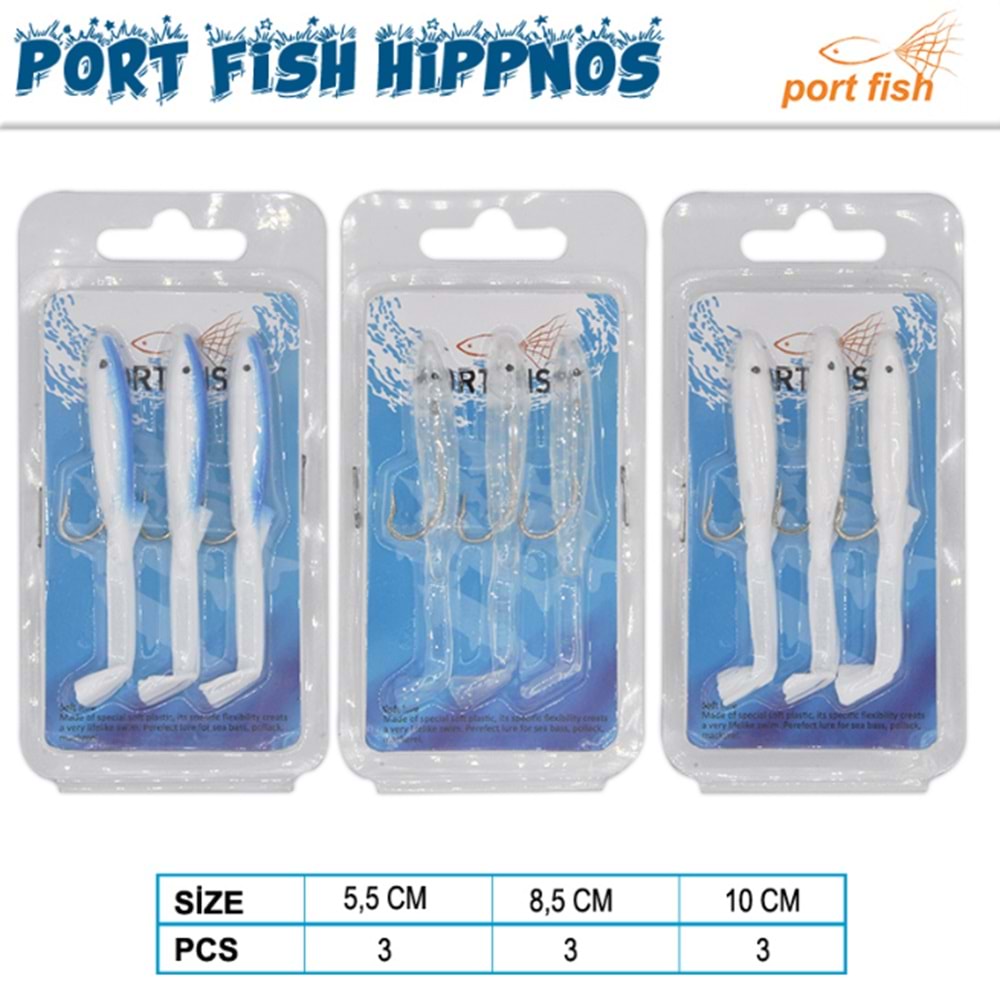 Portfish Hippnos 5,5 CM Silikon Yem
