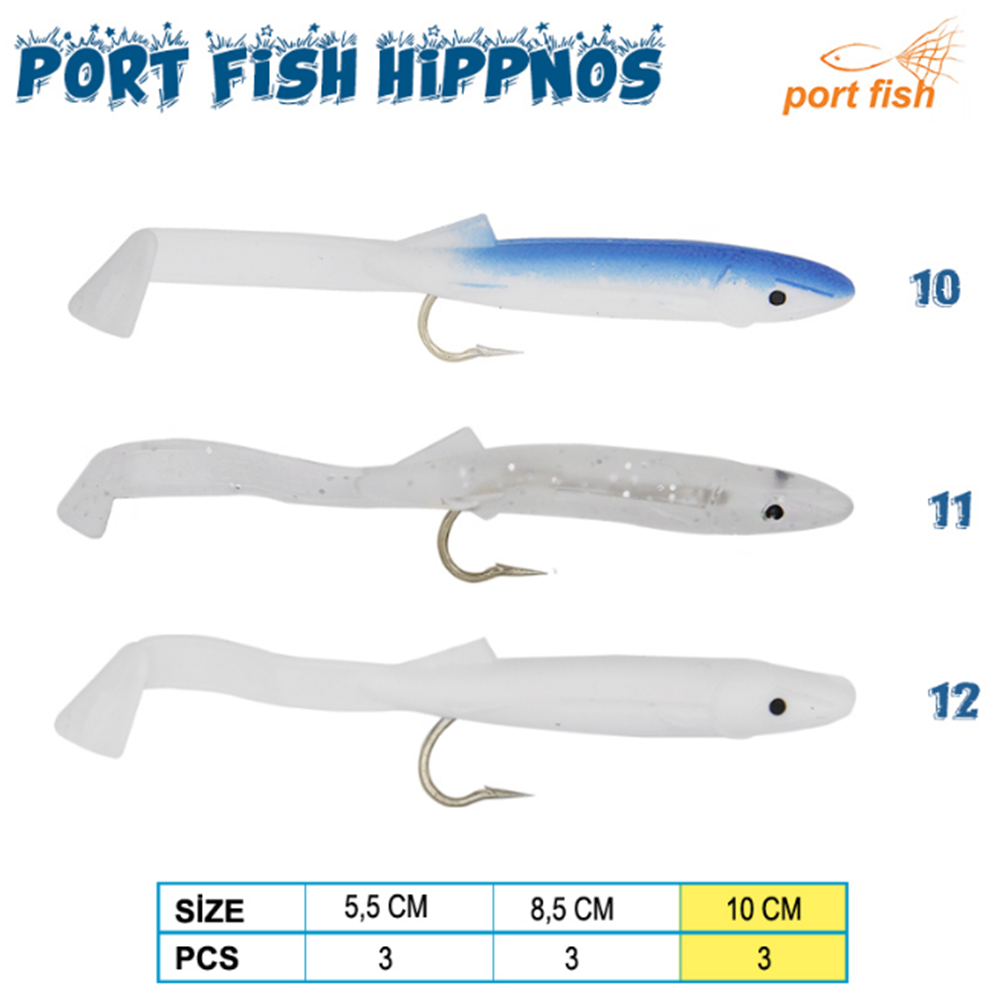 Portfish Hippnos 8,5 CM Silikon Yem - 10