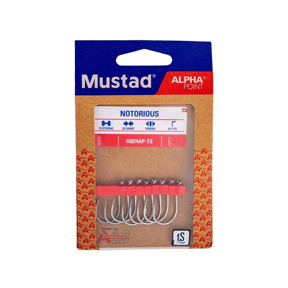 Mustad Alpha Point Notorious 10024AP Olta İğnesi - 5/0
