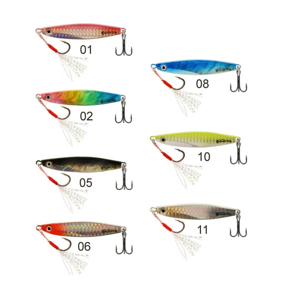 Captain 3654 Nautech UV 30gr Light Jig Suni Yem
