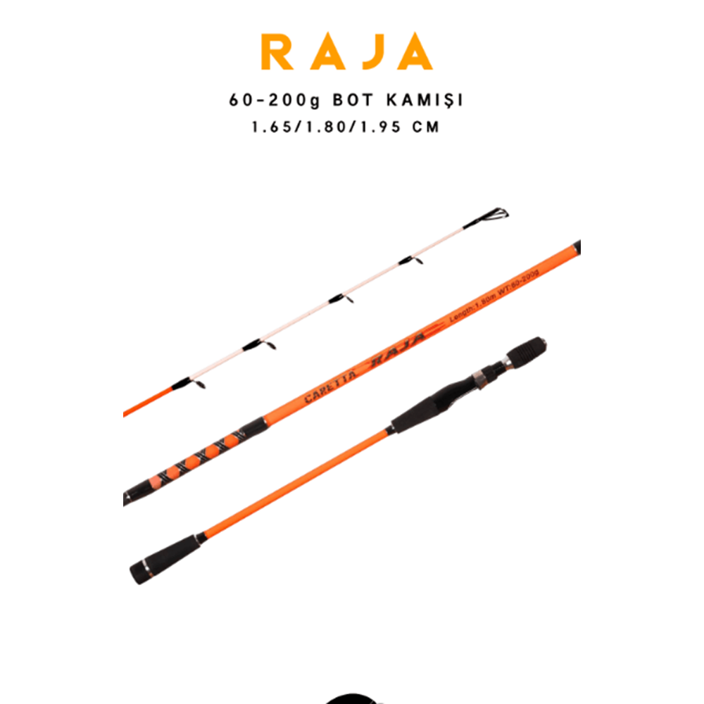 Caretta Raja 1.95 cm 60-200 g Bot Kamışı