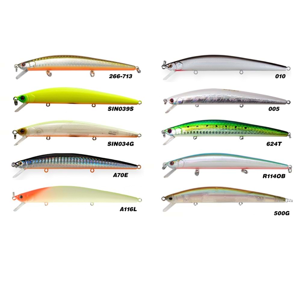 STRIKE PRO EG-145 F Slingshot Minnow 120 Serisi Suni Yem