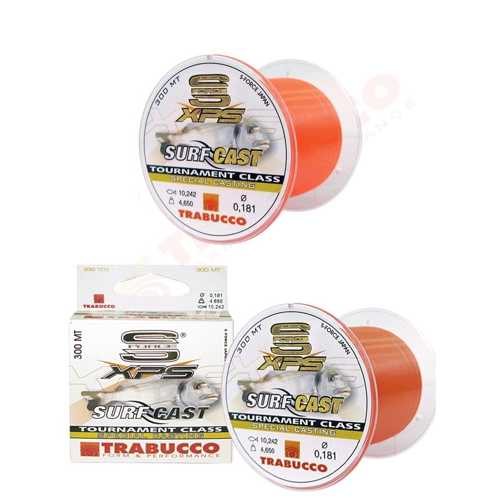 Trabucco S-Force Xps Surf Cast Serisi 300m Monofilament Misina