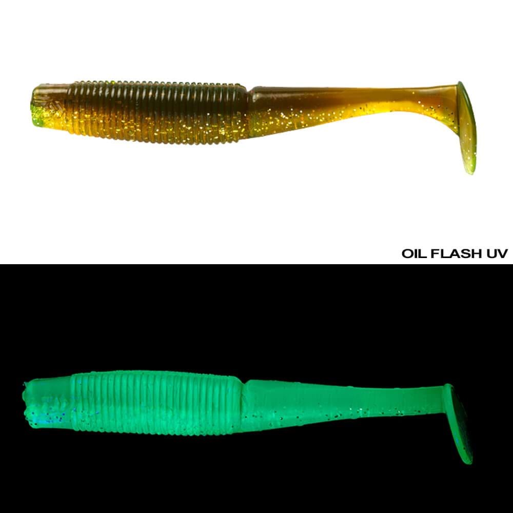 Daiwa Bait Junkie 6.35cm Minnow (8 Adet) Silikon Yem - OIL FLASH UV