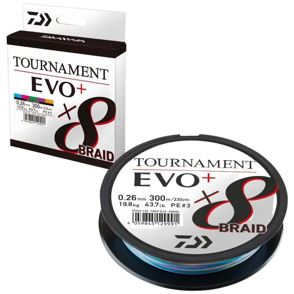 Daiwa Tournament EVO+ 8B Multicolor İp Misina (300m) - 0.20 MM