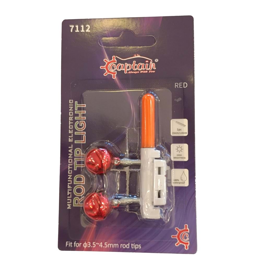 Captain 7112 Pilli ve Aparatlı-ZİLLİ Fosfor 4.5x39mm - RED