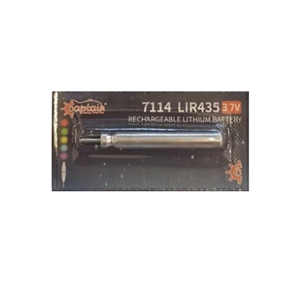 Captain 7114 Fosfor ve Şamandra İçin Şarj Olan PİL