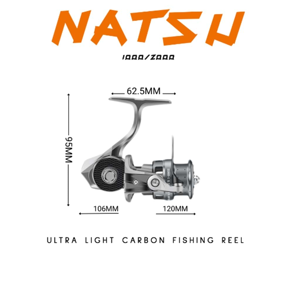 Caretta Natsu 1000 Ultra Light Carbon Olta Makinesi