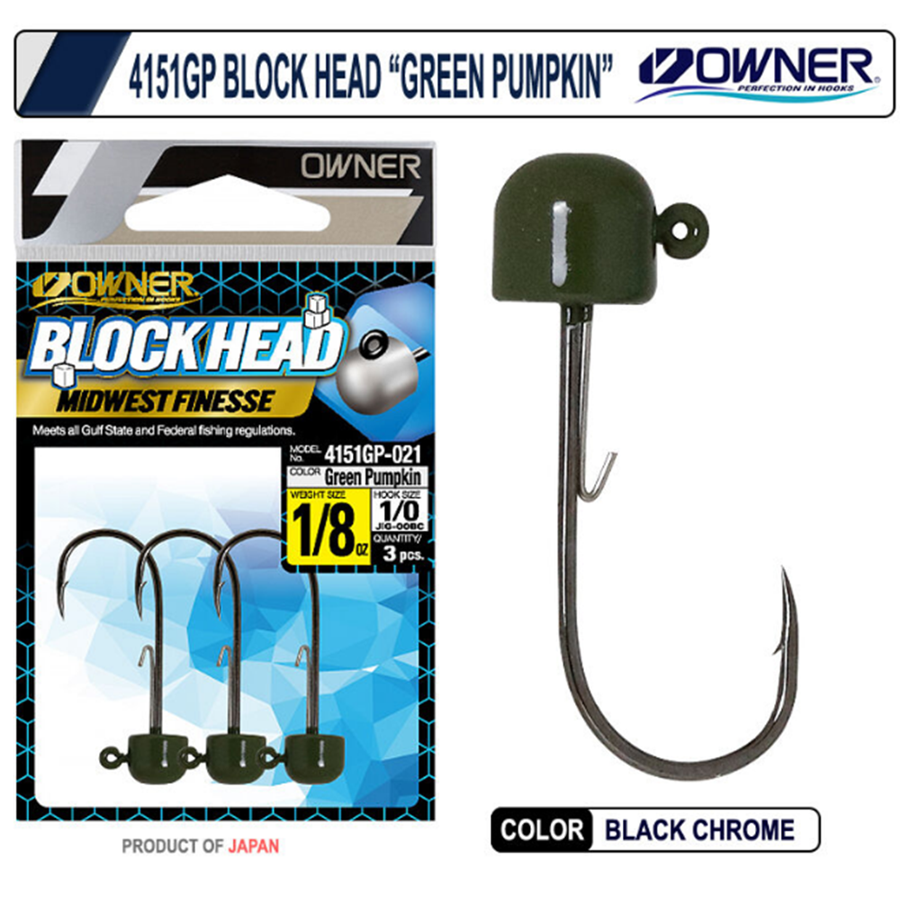Owner 4151GP Block Head 1/16 OZ -1/0