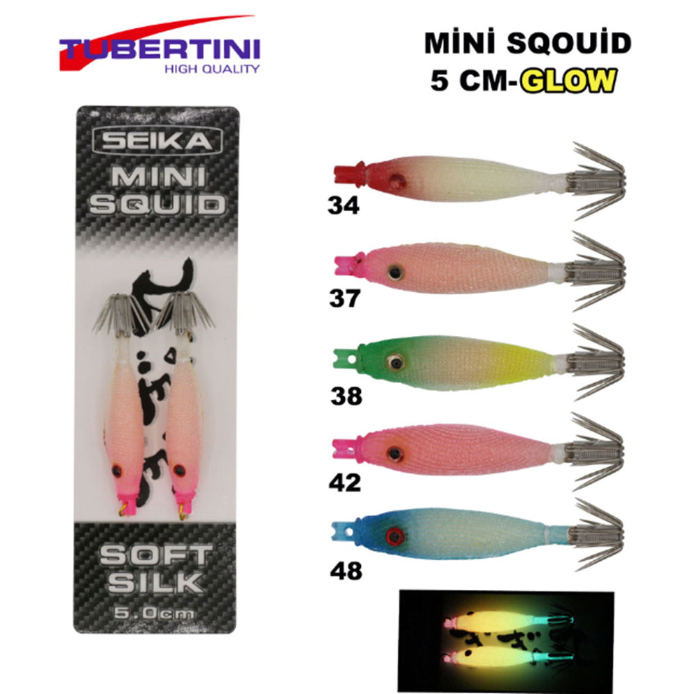 Seika Mini Squid Soft Silk 5,0 Cm 2li Kalamar Zokası - 48