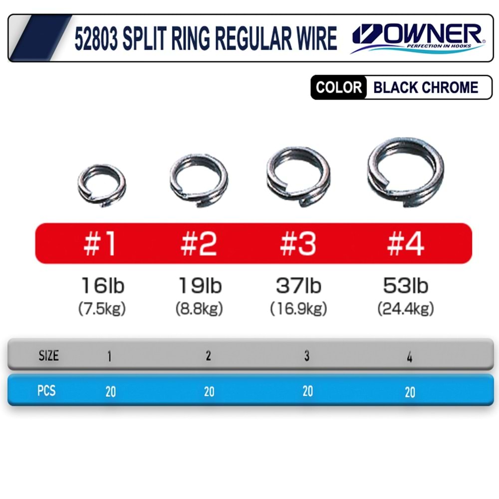 Owner 52803 Sprit Ring Regular Wire Halka