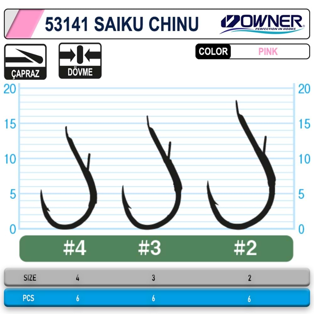 Owner 53141 Saiku Chinu Pink İğne - 2