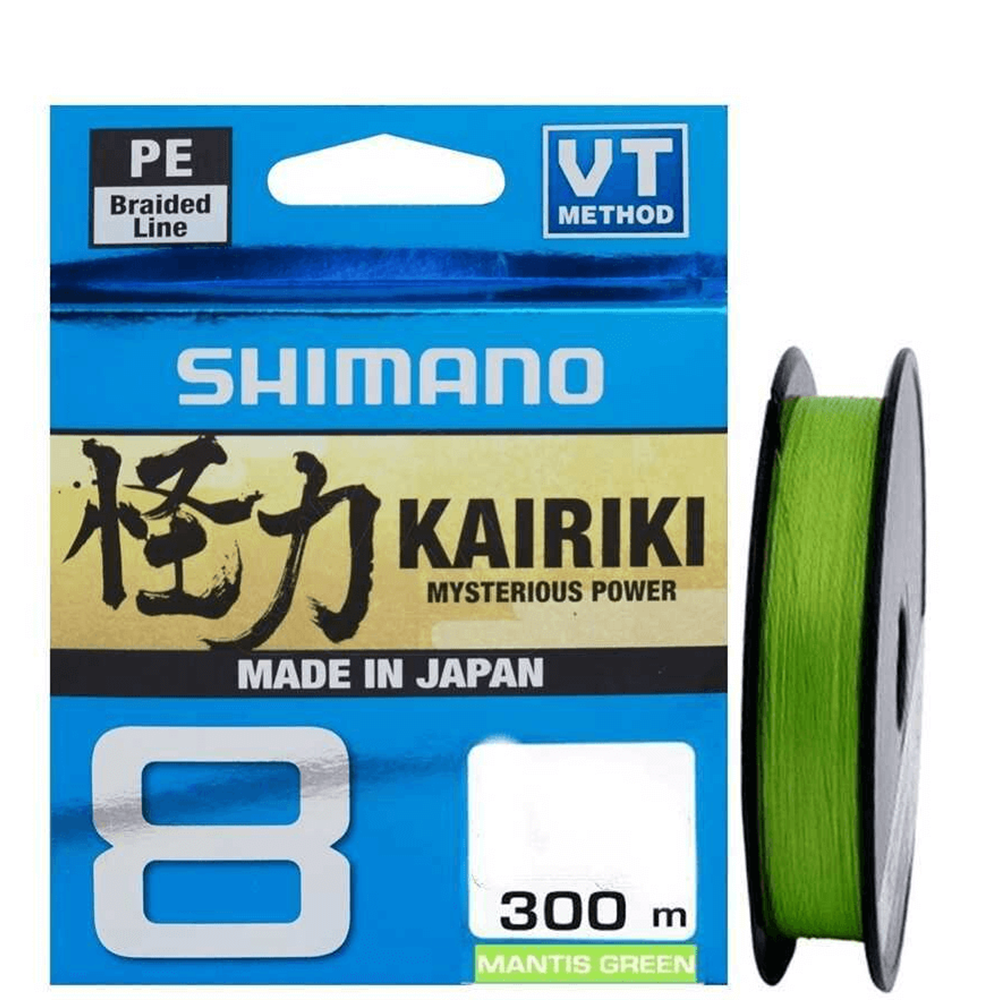 Shimano Kairiki 8 300m Mantis Green Örgü İp Misina - 0.10MM