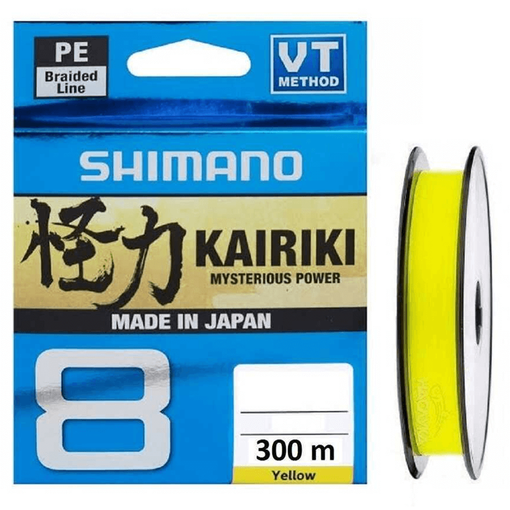 Shimano Kairiki 8 300m Yellow Örgü İp Misina