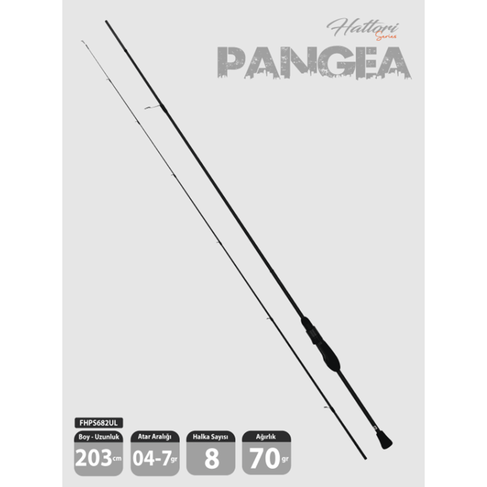 Fujin Hattori Pangea 203cm 04-7gr LRF Kamışı 682UL