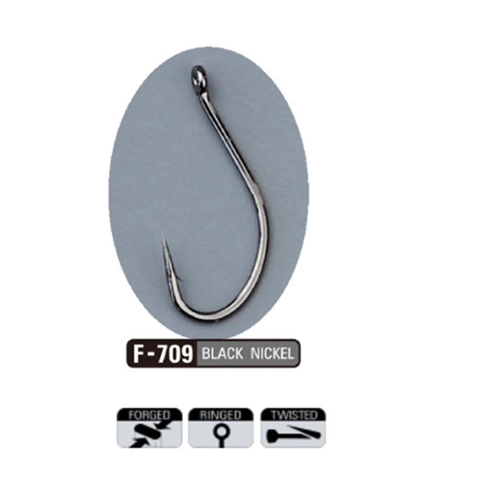 Sasame F-709 BL Nickel Seigo Ringed İğne