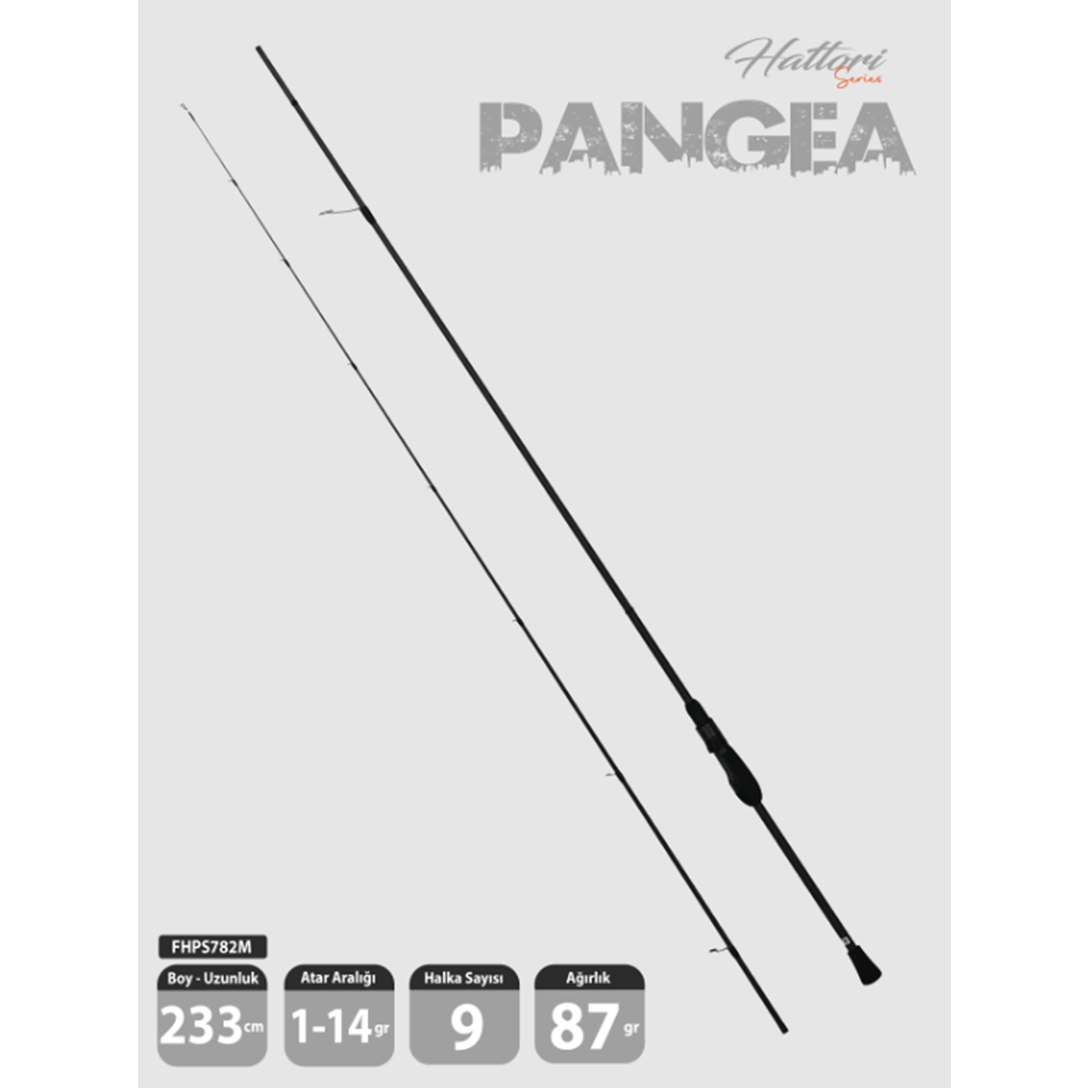 Fujin Hattori Pangea 233cm 1-14gr LRF Kamışı 782M