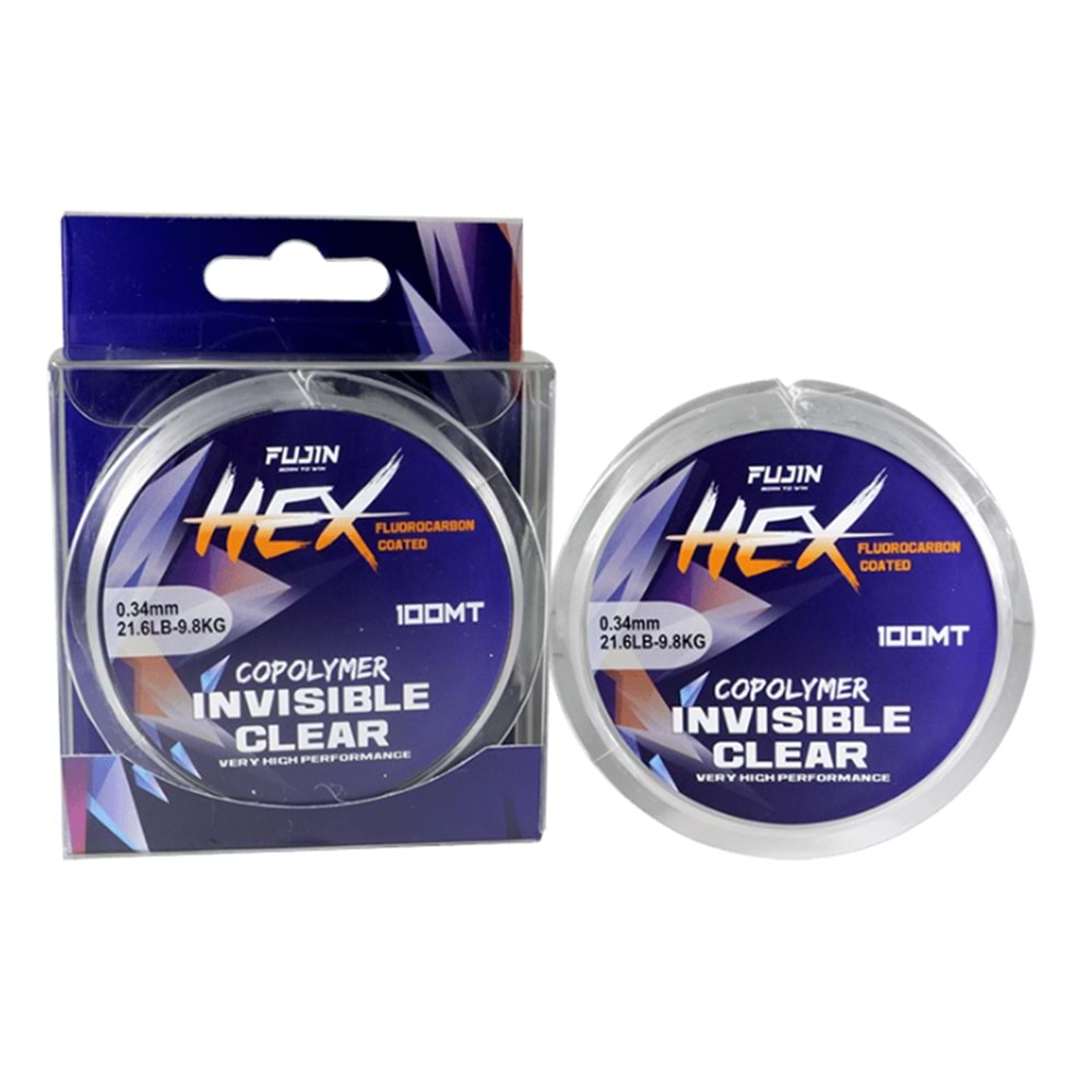 Fujin Hex SHT Ultra FC Kaplamalı 100mt Misina