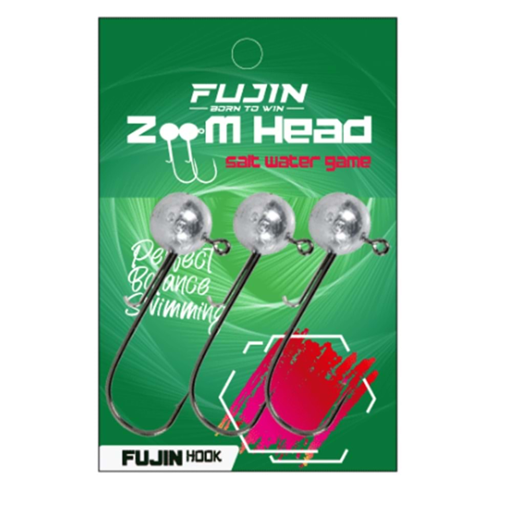 Fujin Zoom Head 2/0 Jig Head