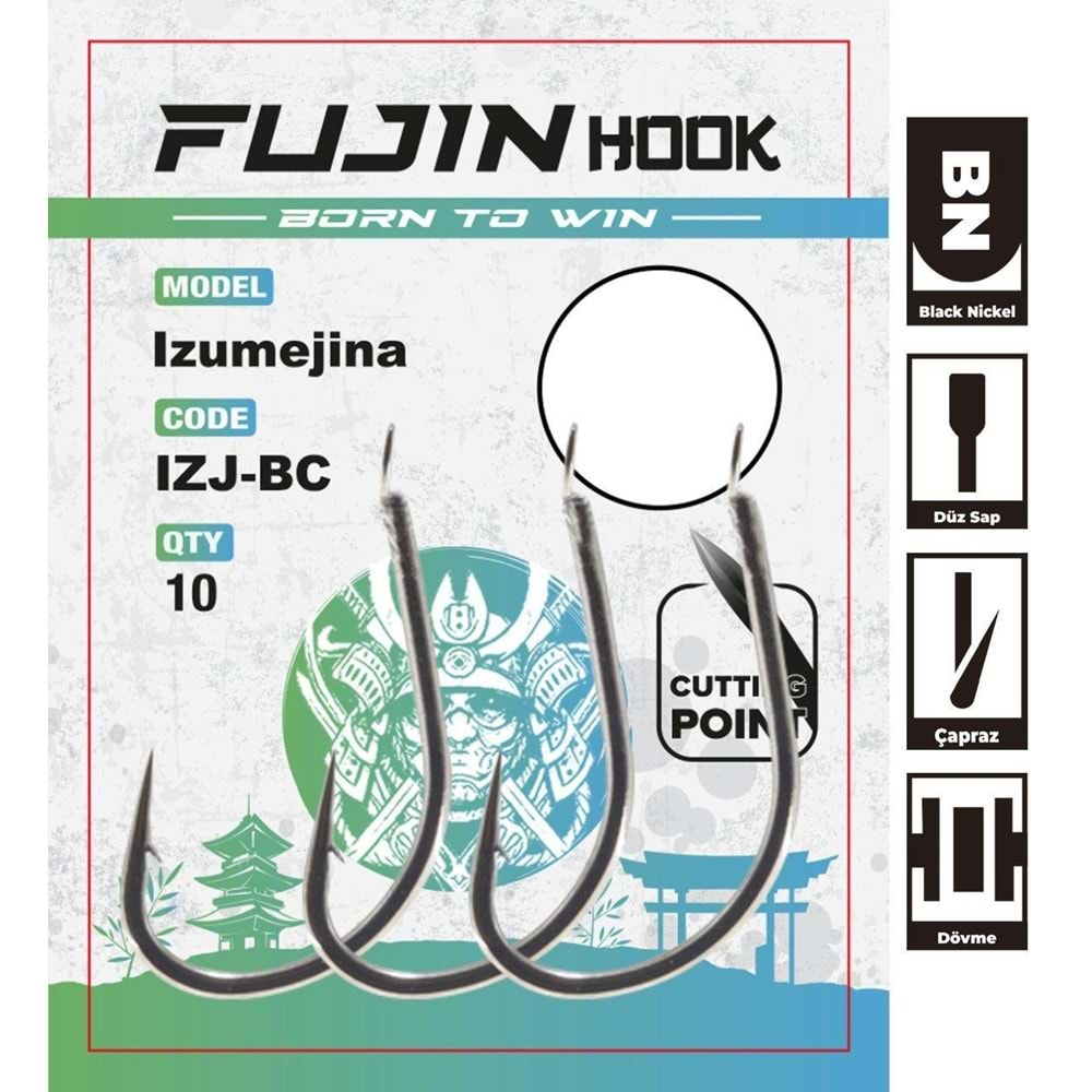 Fujin Izumejina Deliksiz Çapraz Olta Kancası - 12