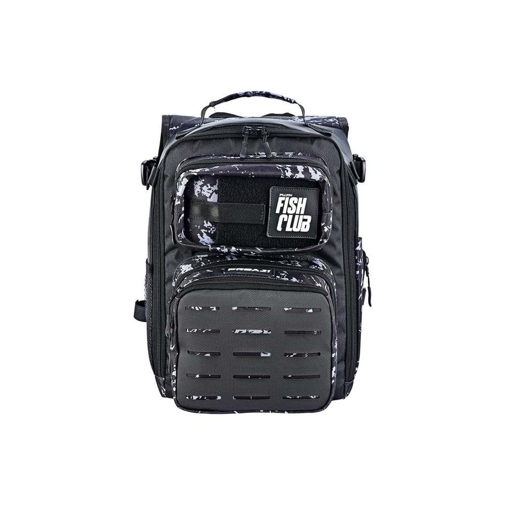 Fujin ProAji Back Pack Black Camo Balıkçı Sırt Çantası