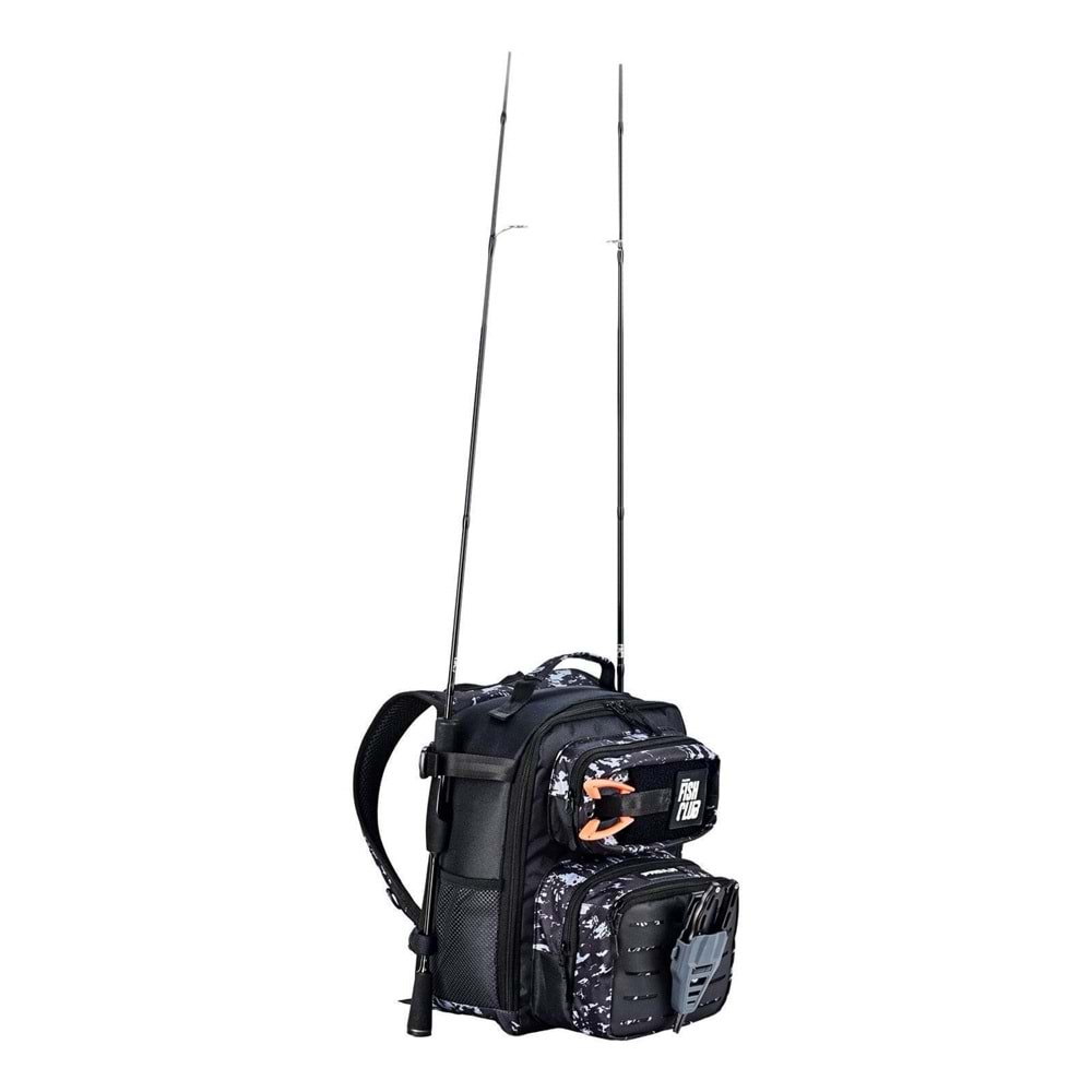 Fujin ProAji Back Pack Black Camo Balıkçı Sırt Çantası