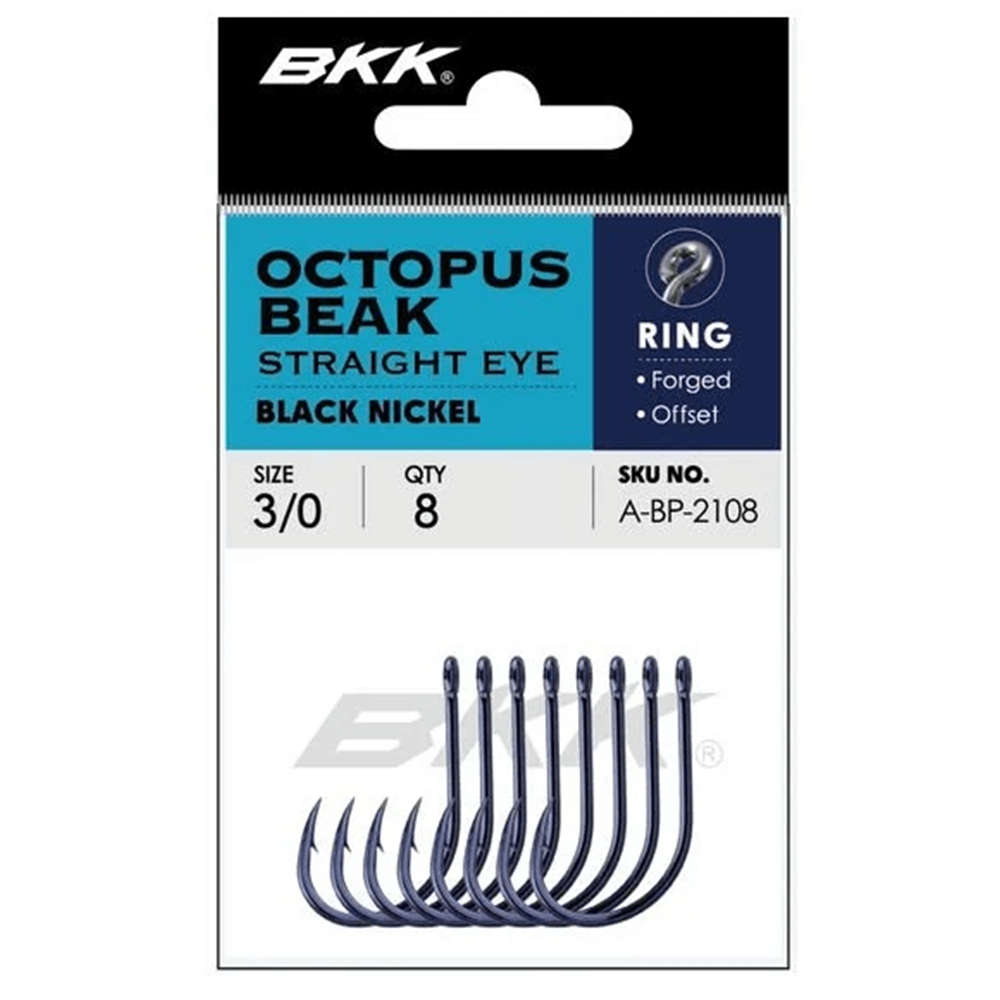 BKK Octopus Beak Straight Eye Olta İğnesi - 4/0