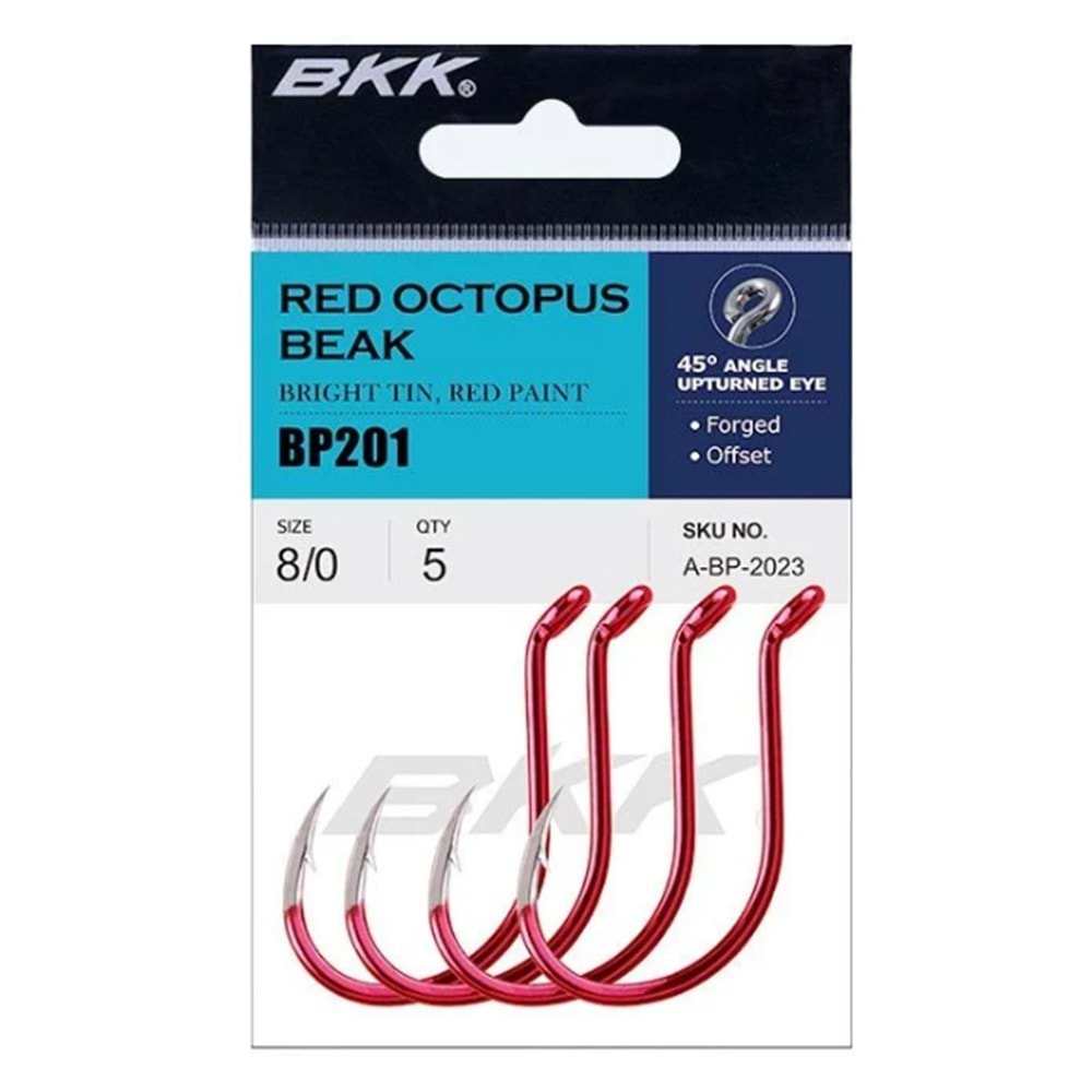 BKK Red Octopus Beak Olta İğnesi