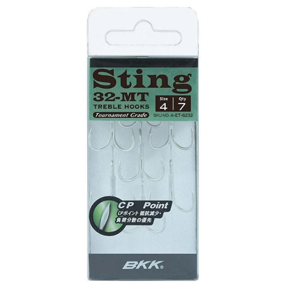 BKK Sting-32 MT Üçlü Olta İğnesi